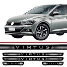 Jogo soleira Resinado Porta carro Virtus 2018 a 2025