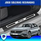 Jogo Soleira Volkswagen Jetta Resinada Premium Kit 8 Peças