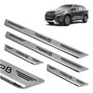 Jogo Soleiras de Portas Carro Chery Tiggo 8 21 a 23 Aço Inox