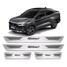 Jogo Soleiras de Portas Carro Fiat Fastback 22 a 24 Aço Inox