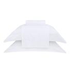 Jogo solteiro damask stripes branco 300 fios fio penteado Jogo solteiro damask stripes branco 300 fios fio penteado