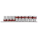 Jogo Soq. Enc 1/2 10 Pc 10 A 22mm Multi-Lock Quadrado 135979 - MTX