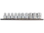 Jogo Soquete 10 Peças Torx Encaixe 1/2" Corneta Cód.33.234.10