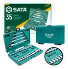 Jogo Soquete 3/8 Chaves E-torx 3/8 35 Peças St09010sj Sata