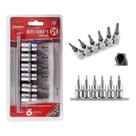 Jogo Soquete Bits Torx Curto 3/8 Profissional 6 Pçs