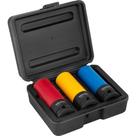Jogo Soquetes Impacto Para Roda Liga Leve Jg 3Pcs Vonder