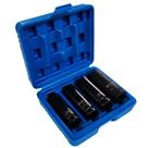 Jogo Soquetes Longos de Impacto 1/2 POL de 14 a 21 MM Kit 4 Peças EVSLI-4 EVALD