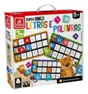 Jogo Super Bingo Letras Palavras Alfabetização Aprender Infantil - Brincadeira De Criança