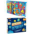 Jogo Tabuleiro Forca + Verdade ou Desafio Perguntas e Respostas - Pais e Filhos Jogo Tabuleiro Forca + Verdade ou Desafio Perguntas e Respostas - Pais e Filhos