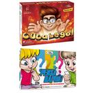 Jogo Tabuleiro Perguntas e Respostas Cuca Legal + Pensa Rapido - Pais e Filhos