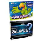 Jogo Tabuleiro Qual é a Palavra + Bico Fechado Jogo de Mimicas