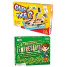 Jogo Tabuleiro Quem é você Parecido com Cara a Cara + Pequeno Empresario Parecido Banco Imobiliario