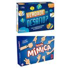 Jogo Tabuleiro Verdade ou Desafio + Fazendo Mimicas - Coluna