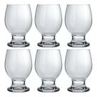Jogo Taça Agua Suco Vinho Vidro Nadir Vidro 250ml - Kit 6 Un Cor Transparente.