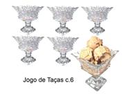 Jogo Taça De Sorvete Sobremesa Conjunto 6un. 150ml Persian