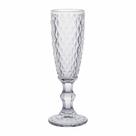Jogo taca vidro champagne bico de abacaxi 6pcs x 170ml transparent