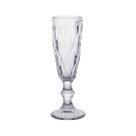 Jogo taca vidro champagne diamond 6pcs x 170ml transparente