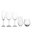 Jogo Taças e Copos Cristal Ecol Gastro 30un Bohemia Titanium