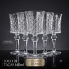 Jogo Taças em Vidro 6 Un. 140ml Casa Ambiente Jogo Taças em Vidro 6 Un. 140ml Casa Ambiente