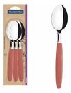Jogo Talheres Colher Cozinha Tramontina Ipanema Cinza 12 Pçs Jogo Talheres Colher Cozinha Tramontina Ipanema Cinza 12 Pçs