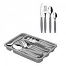 Jogo Talheres Inox Caprese 24 Peças Cz Co0578058 Fratelli