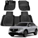 Jogo Tapete Automotivo 3D TPE ShockTap Honda HRV 2015 2016 2017 2018 a 2025 2026