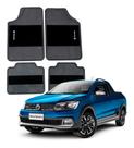 Jogo Tapete Automotivo Logo Bordado Volkswagen Saveiro Volks Jogo Tapete Automotivo Logo Bordado Volkswagen Saveiro Volks