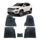 Jogo Tapete Bandeja Jeep Compass 2016 2017 2018 2019 2020 2021 2022 2023 2024 2025 Borda Alta