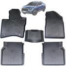 Jogo Tapete Bordas Elevadas Tipo Bandeja Fiat Toro Todos 5pçs
