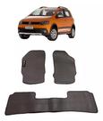 Jogo Tapete Borracha Com Bordado Volks Crossfox 2005 A 2014 - 800.113