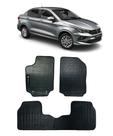 Jogo Tapete Borracha Fiat Cronos 2018 a 2020 com Logo Bordado- 800.405