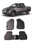 Jogo Tapete Borracha Strada Cabine Dupla 1998/2012 C/bordado - 800.413