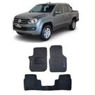 Jogo Tapete Carpete Bordado Volkswagen Amarok 2010 a 2017 GRAFITE-100.300GRF