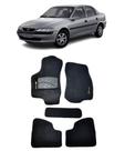 Jogo Tapete Carpete Chevrolet Vectra 1997 a 2004 Com Logo Bordado Preto- 300.316PTO
