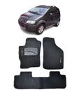 Jogo Tapete Carpete Fiat Idea Adventure 2007 a 2014 Com Logo Bordado Preto-400.309PTO