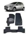 Jogo Tapete Carpete Fiat Punto 2007 a 2014 Com Logo Bordado Preto-400.308PTO Jogo Tapete Carpete Fiat Punto 2007 a 2014 Com Logo Bordado Preto-400.308PTO
