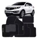 Jogo Tapete Carpete Kia Sportage 2015 Nome Logo Bordado