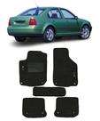 Jogo Tapete Carpete Volkswagen Bora 2000 a 2011 Com Logo Bordado Grafite-100.326GRF