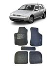 Jogo Tapete Carpete Volkswagen Golf mk4 1997 a 2006 Com Logo Bordado Grafite-100.322GRF