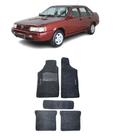 Jogo Tapete Carpete Volkswagen Santana e Quantum 1984 a 1998 Com Logo Bordado Grafite-100.335GRF