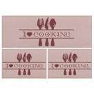 Jogo Tapete Cozinha Rosa Algodão Antiderrapante 3 Peças Cooking Jogo Tapete Cozinha Rosa Algodão Antiderrapante 3 Peças Cooking