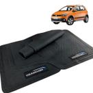 Jogo Tapete CrossFox 2008 2009 2010 2011 Borracha Logo VW