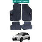 Jogo Tapete Emborrachado Citroen C3 2018 a 2022