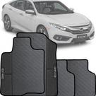 Jogo tapete emborrachado com acabamento sintético preto espcífico presonalizado com o nome do carro honda civic 15 a 21 Jogo tapete emborrachado com acabamento sintético preto espcífico presonalizado com o nome do carro honda civic 15 a 21