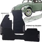 Jogo tapete emborrachado do volswagen fusca jogo com 3 peças inteiriço traseiro 1959 1960 1961 1962