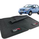 Jogo Tapete Palio 1996 a 2007 Borracha com Logo Fiat Jogo Tapete Palio 1996 a 2007 Borracha com Logo Fiat