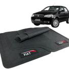 Jogo Tapete Palio Fire 2002 a 2017 Borracha com Logo Fiat