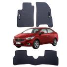 Jogo Tapete Para Prisma Gm Impermeável Sem Odor Adaptável Pvc Borracha Personalizada 2013 A 2021