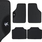 Jogo Tapete PVC Texturizado Anti Derrapante com Logo Peugeot