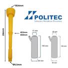 Jogo Teteira Flex 1 e 2 anéis 9,5 mm Silicone Amarela Jogo com 4 Insufladores Ordenha